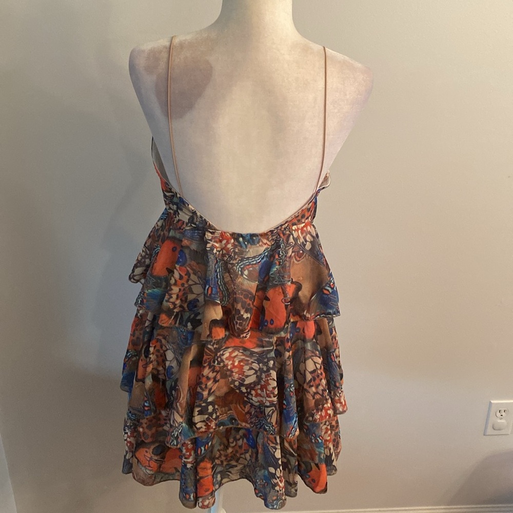 Floral Multicolor Ruffle Dress - Picture 6 of 10